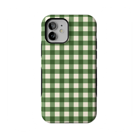 Checked Twice | Green Plaid Case