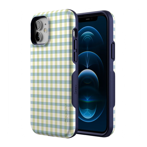 Pastel Picnic | Blue & Green Gingham Case