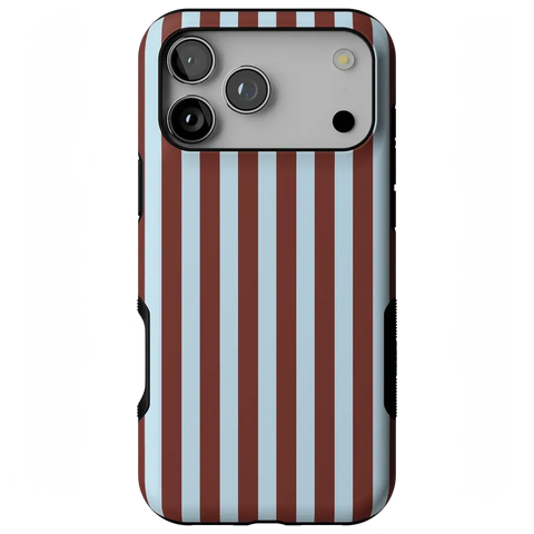 Sunday in Brooklyn | Blue Stripes Case