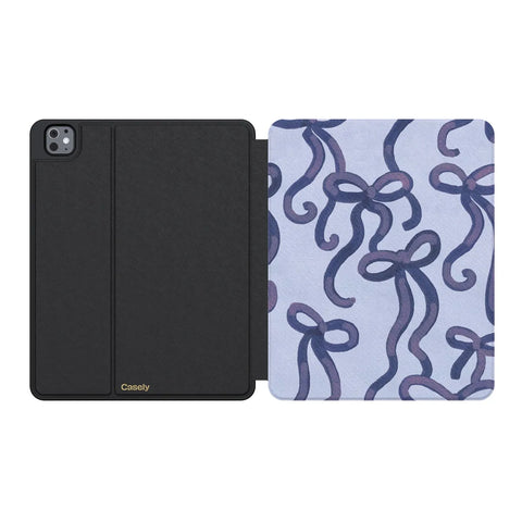 Love Me Knot | Blue Bow iPad Case