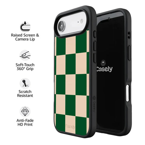 Fit Check | Green Checkerboard Case