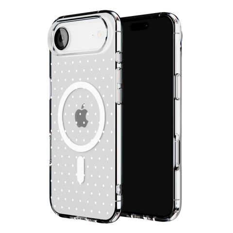 On the Dot | White Polka Dot Case
