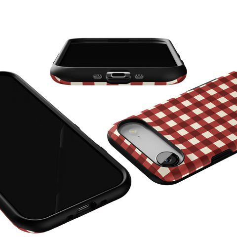 Checked Twice | Red Plaid Case