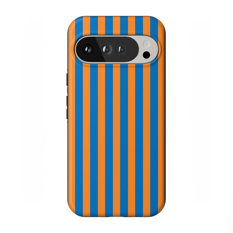 Go New York | Blue & Orange Stripes Case