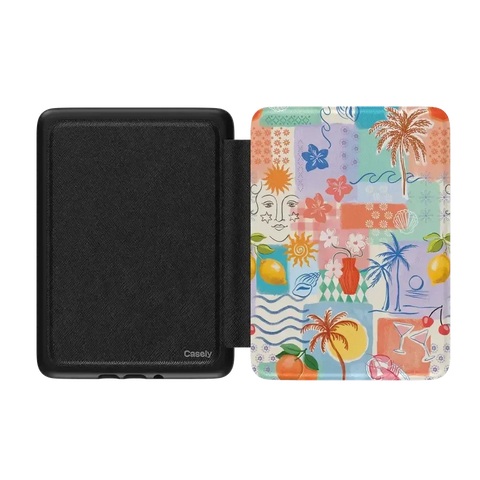 Tropical Heat | Beachy Collage Kindle Case