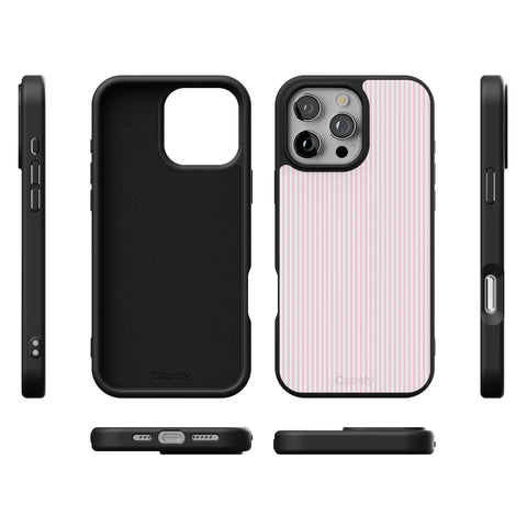 Stripes and the City | Light Pink Pinstripe Case