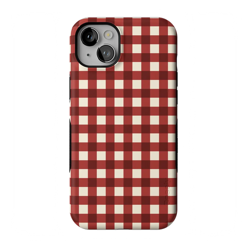 Checked Twice | Red Plaid Case
