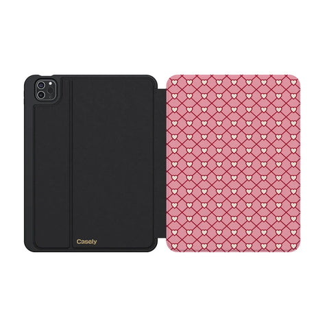 Love Locks | Pink Hearts iPad Case