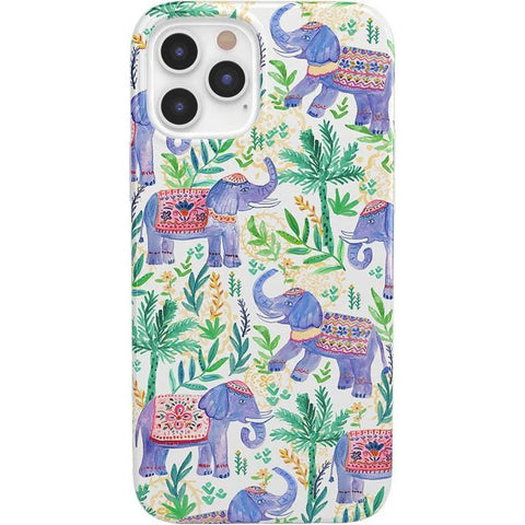 Pastel Gardens | Watercolor Elephant Floral Case