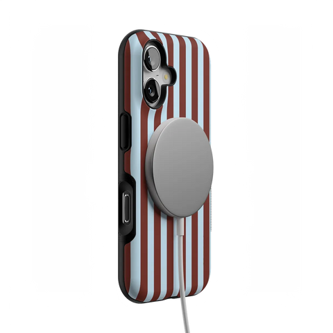 Sunday in Brooklyn | Blue Stripes Case