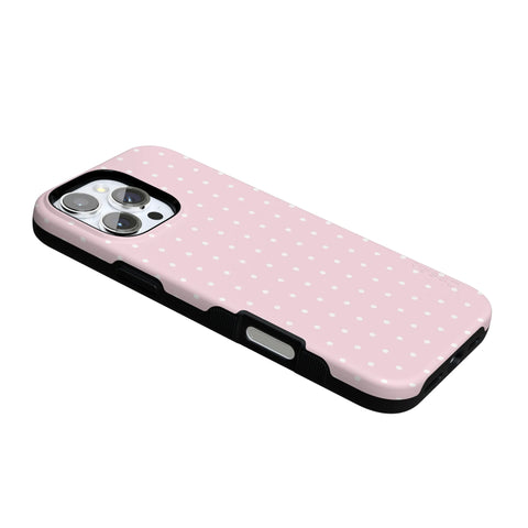 On the Dot | Pink & White Polka Dot Case