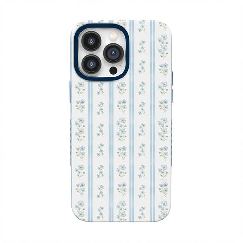 Cottage Stripe | Blue Floral Case