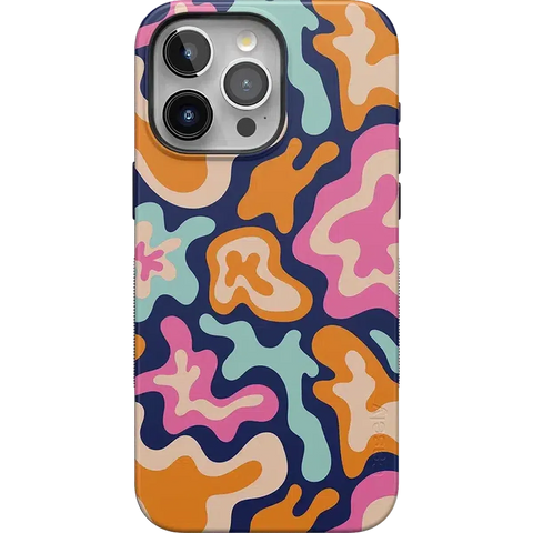 Midnight Color Splash | Abstract Retro Case