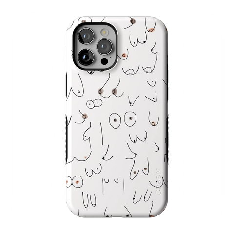 I'm With Her | Black & White Boobs Case