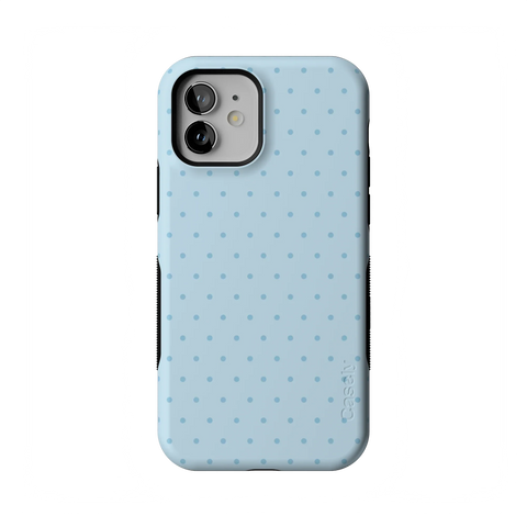 On the Dot | Blue Monochrome Polka Dot Case
