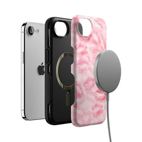 Sealed with a Kiss | Pink Lipstick Case