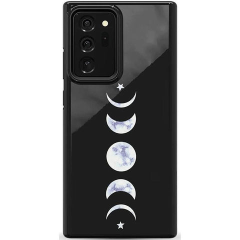 It's Just a Phase | Marble Moon Samsung Case