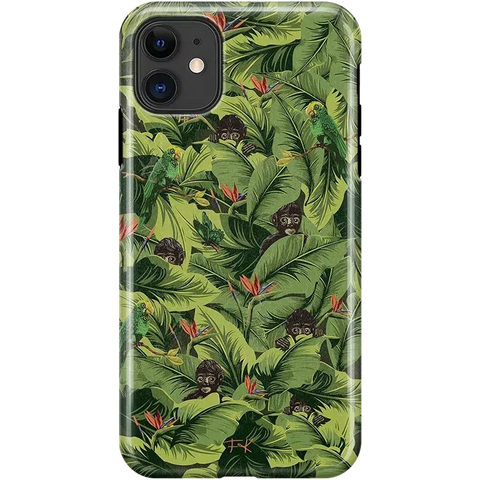 Sneaky Monkeys | Frida Kahlo Jungle Floral Case
