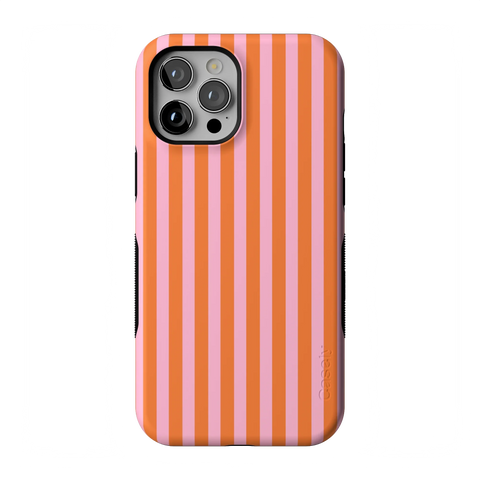 Perfect Stripes | Orange & Pink Stripes Case