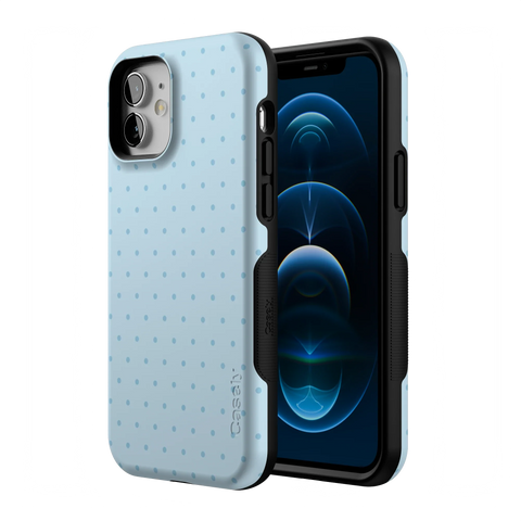 On the Dot | Blue Monochrome Polka Dot Case