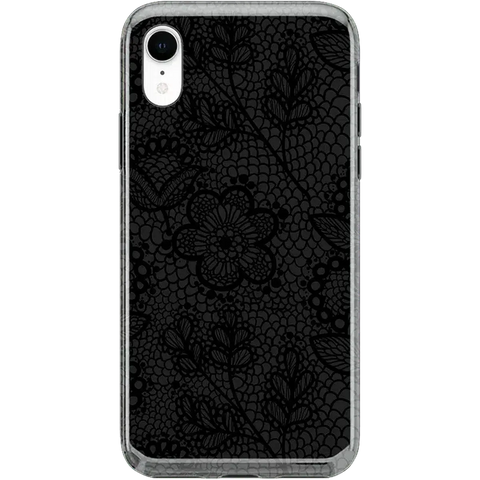 Lace Me Up | Black Floral Case