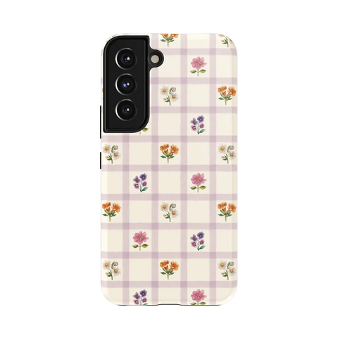 Meadow Check | Floral Gingham Case