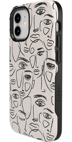 We're All Human | Minimal Face Art Case