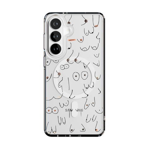 I'm With Her | Black & White Boobs Case