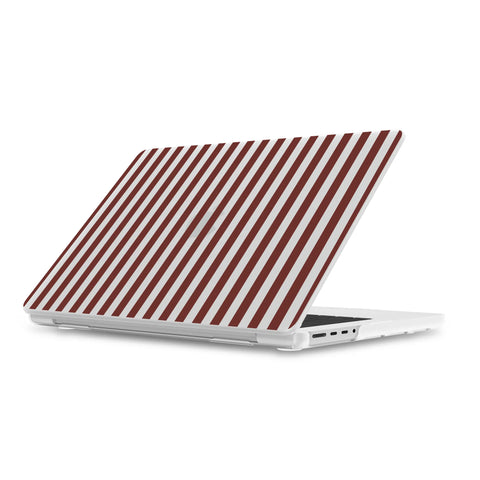 Sunday in Brooklyn | Blue Stripes Laptop Shell