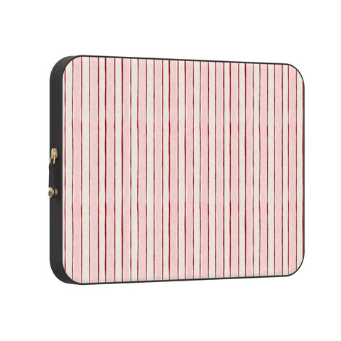 Pretty in Pastel | Blush Stripes Laptop Case