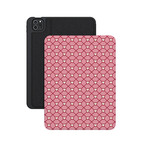 Love Locks | Pink Hearts iPad Case