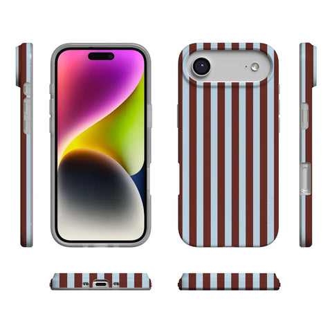 Sunday in Brooklyn | Blue Stripes Case