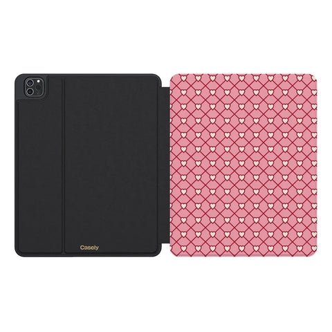 Love Locks | Pink Hearts iPad Case