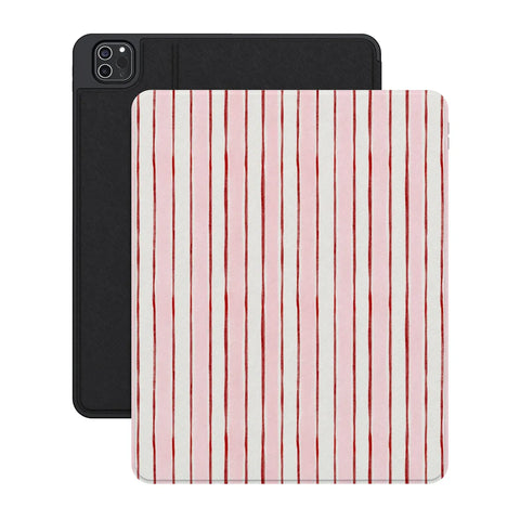 Pretty in Pastel | Blush Stripes iPad Case