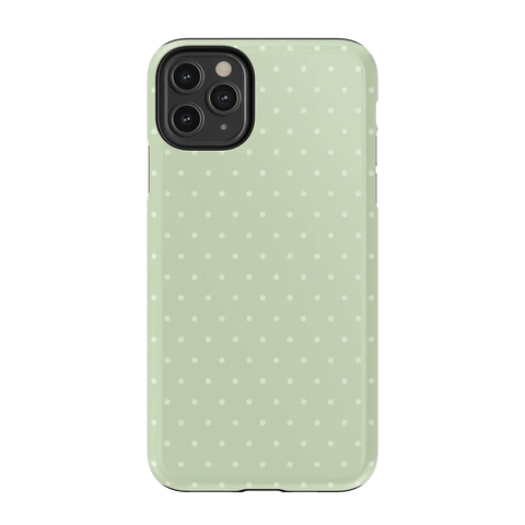 On the Dot | Green Polka Dot Case