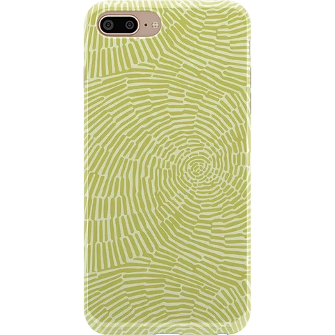 Swirl Away | Tea Green Geometric Case