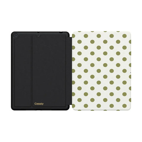 Spotted in SoHo | Green Polka Dot iPad Case