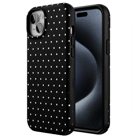 On the Dot | White Polka Dot Case