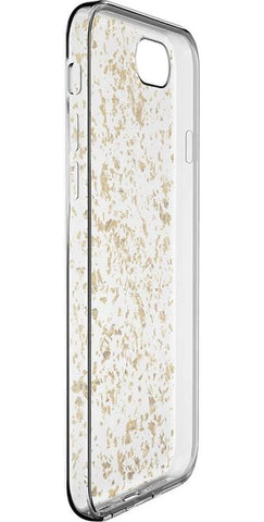 Morning Sparkle | Rose and Gold Flaked Clear Case