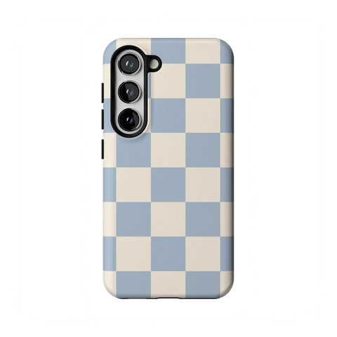 Fit Check | Light Blue Checkerboard Case