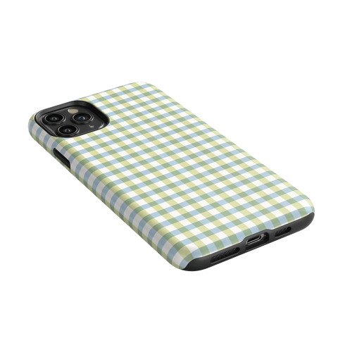Pastel Picnic | Blue & Green Gingham Case