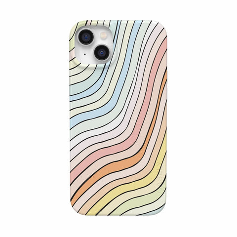 Ride The Wave | Pastel Rainbow Lined Case
