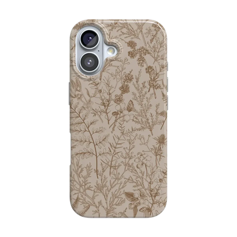 Beige Garden | Neutral Floral Case