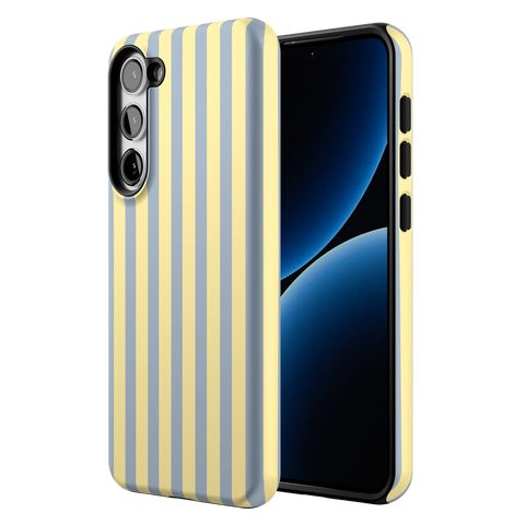 Coastline Stripes | Blue & Yellow Case