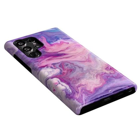 Tie Dying Over You | Purple Marble Samsung Case