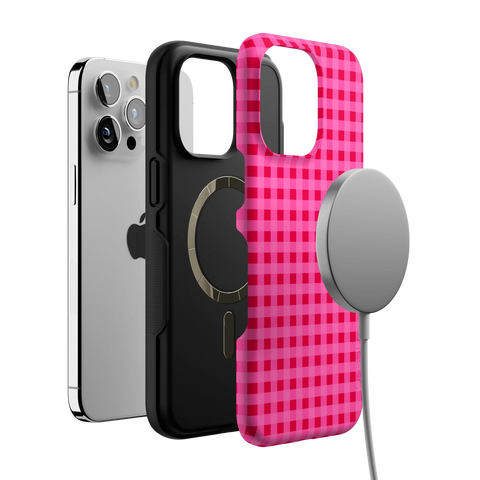 Sweet Jam | Hot Pink Gingham Case