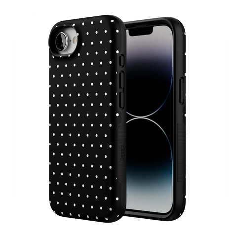 On the Dot | White Polka Dot Case