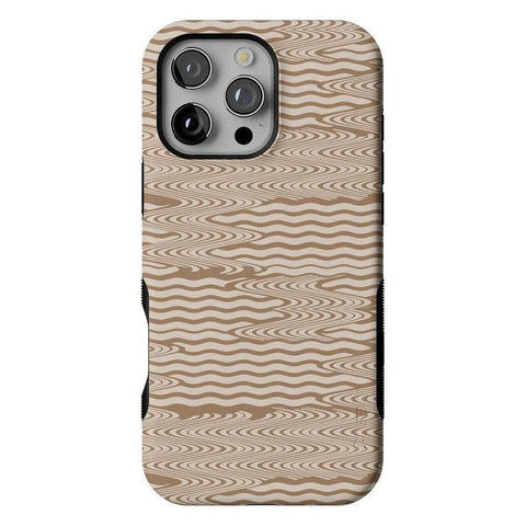 Mocha Ripple | Brown Waves Case