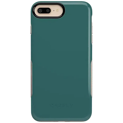 Deep Teal on Nude | Ultra-Protective Bold Case