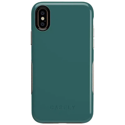 Deep Teal on Nude | Ultra-Protective Bold Case